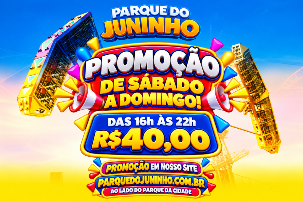 Parque do Juninho | São José dos Campos | PASSAPORTE SUPER PROMO SÁB OU DOM